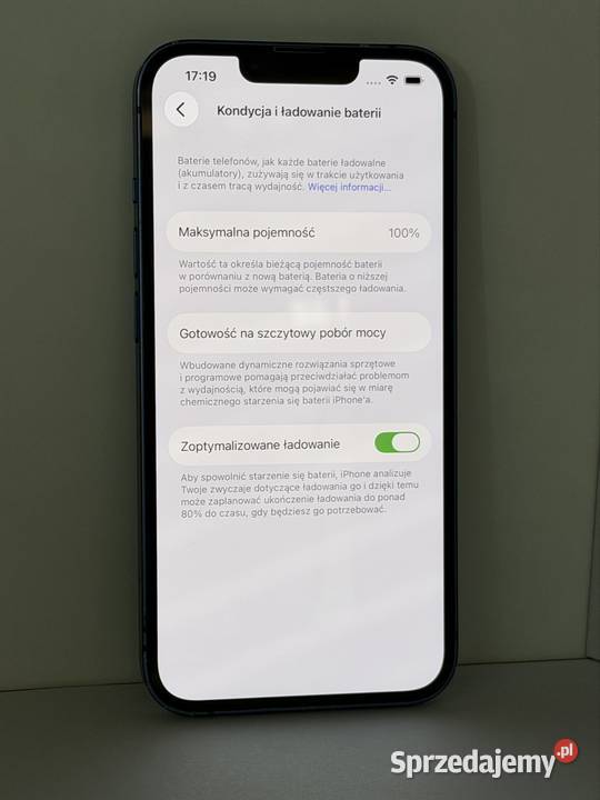 iPhone 13 128GB Niebieski 100 Kondycja Kalisz