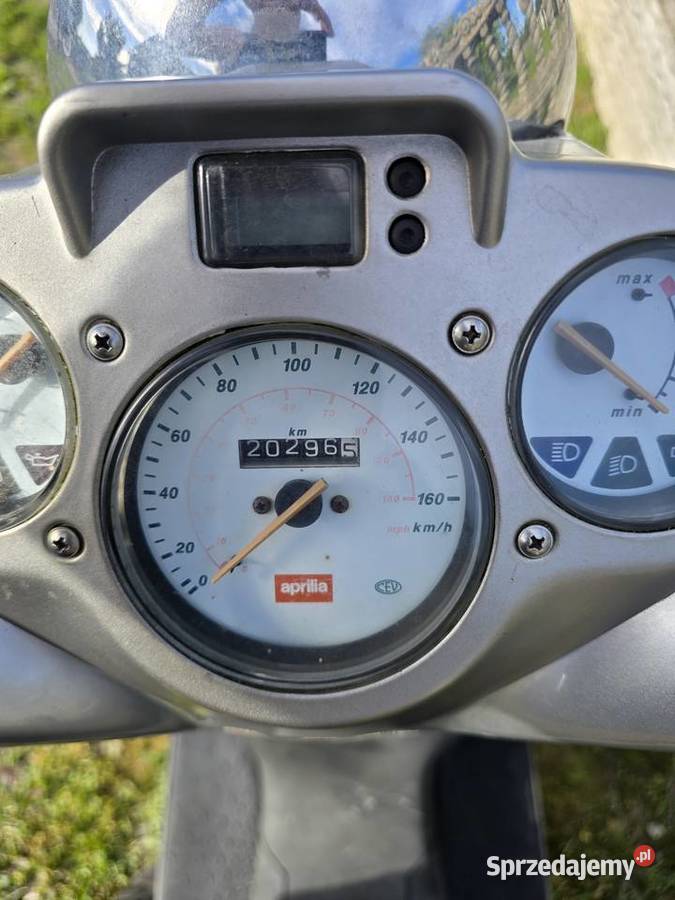 Aprilia Scarabeo 125 4t 2003 z Francji kufer 14KM