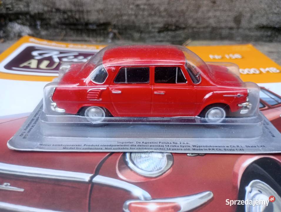 SKODA 1000MB 143 deagostini model Kultowe auta