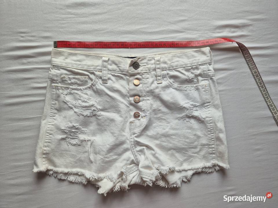 Krótkie spodenki białe Hollister Brzesko