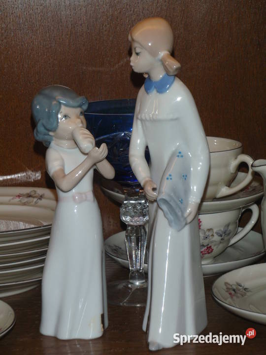 Hiszpanska porcelana Casades figurki dziewczat Kraków