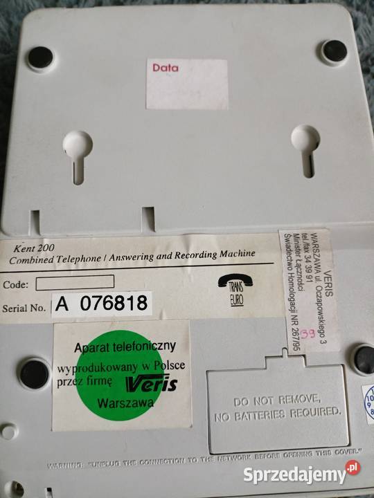 Telefon stacjonarny veris kent 200 Kłodzko