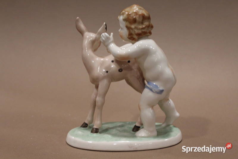 Figurka chłopiec z sarną 1303 FiaF