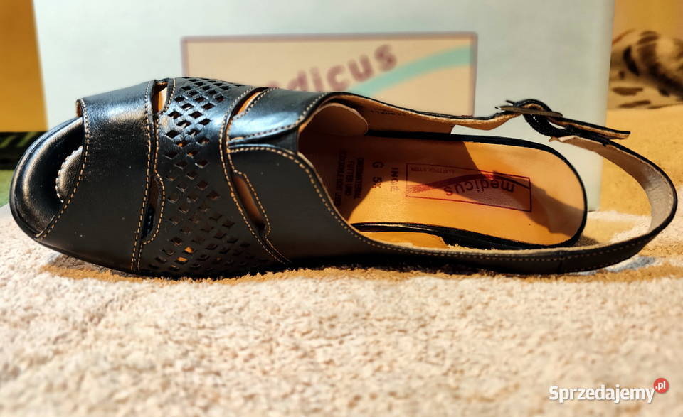 Sandały skórzane damskie Medicus INGE Lublin