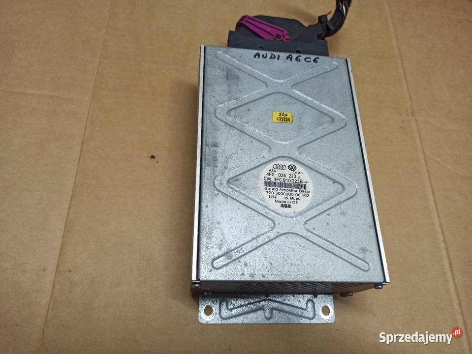 Audi A6 C6 Wzmacniacz Audio 4F0910223B dolnośląskie Bolesławiec