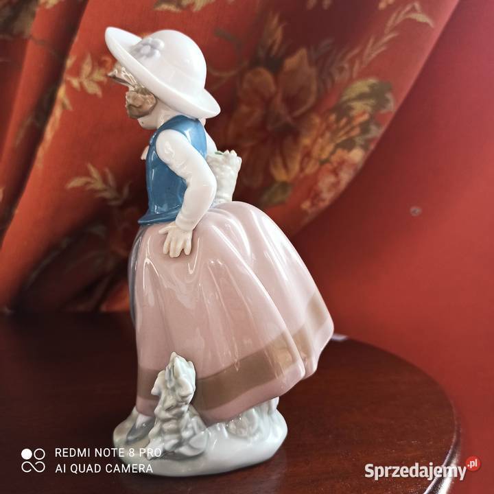 Figurka Daisa Lladro Spain Hand made Z koszykiem pomorskie