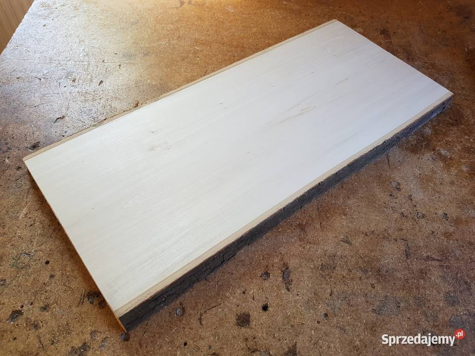 Deska lipowa z korą 60x225x25 rzeźba ikony