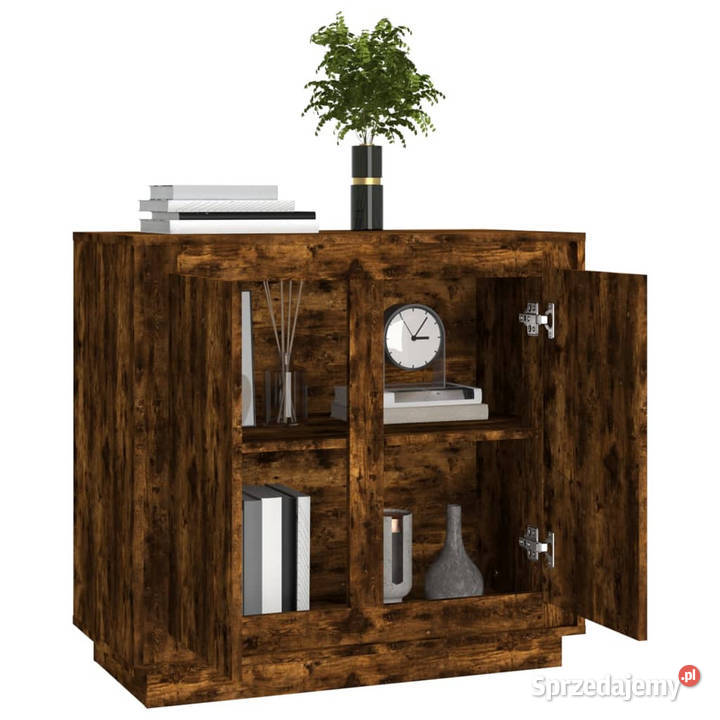 Szafka przydymiony dąb 80x34x75 materiał Warszawa