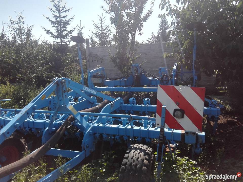 Brona talerzowa lemken rubin 3m z siewnikiem i Agregaty Strzelin