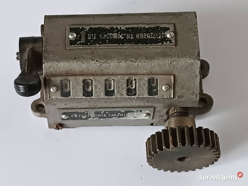 Licznik mechaniczny obrotów typ PRLT18 Rzeszów sprzedam