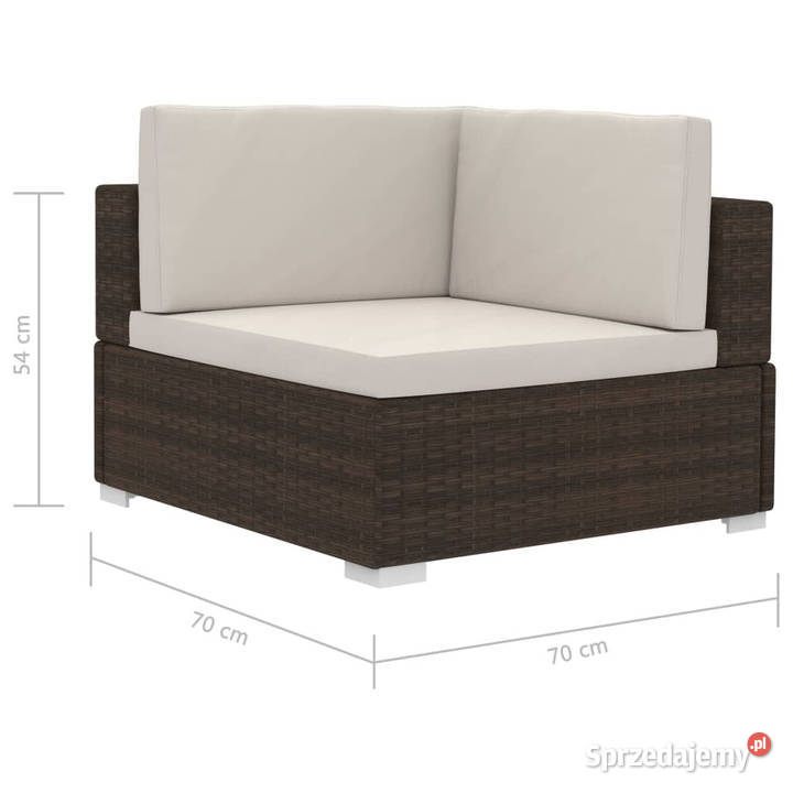 4częściowa sofa do ogrodu z poduszkami mazowieckie Warszawa