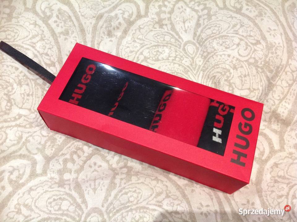 Skarpety Męskie 4 pak HUGO BOSS 4046 NOWE lubuskie Nowa Sól