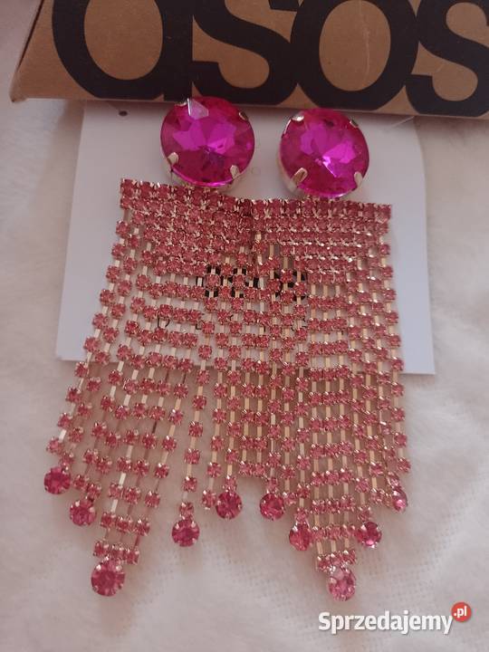 ASOSSługie różowe Bogato zdobione kolczyki Dla kobiet