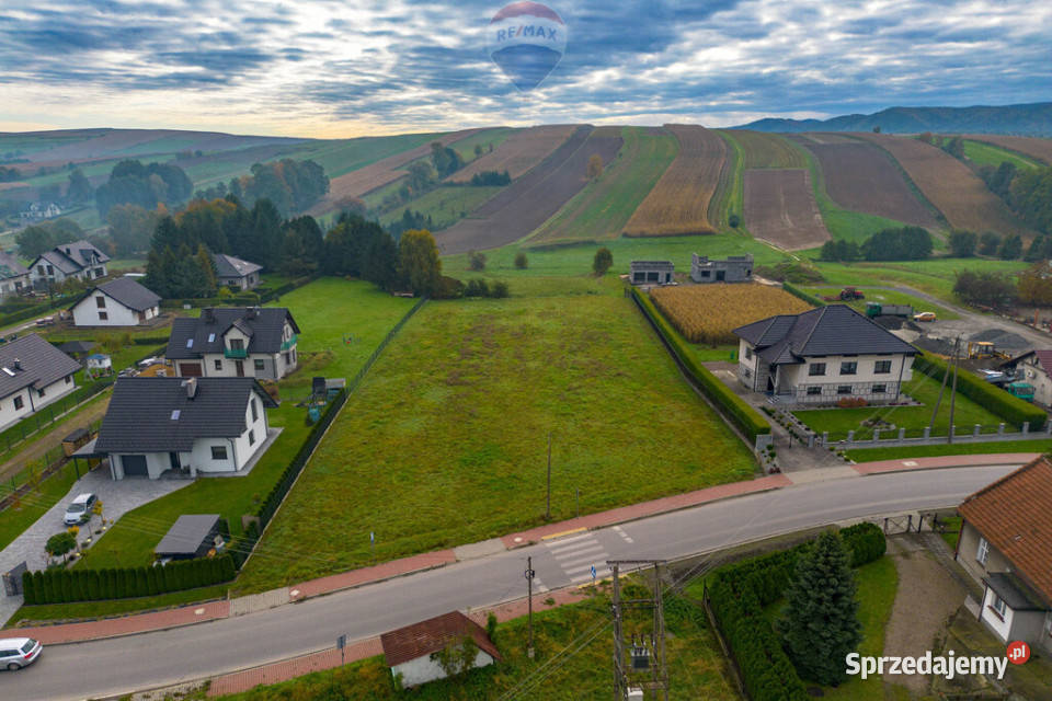 Wieprz k Andrychowa działki z pozwoleniem asfalt małopolskie