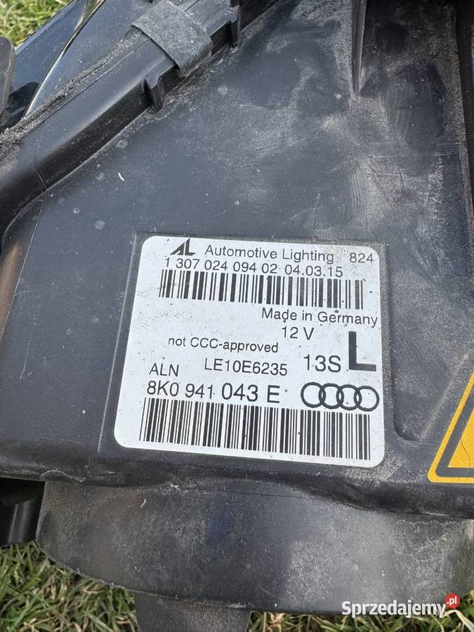 Lampa Lewa Przednia do Audi A4 B8 lift Bixenon śląskie Kiczyce