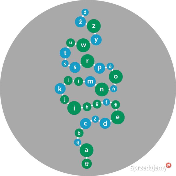 Alfabet Korale 250x530 gra podwórkowa gra Opole sprzedam