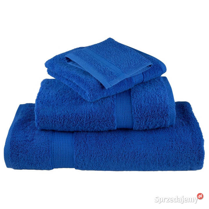 Ręczniki premium SOLUND 4 niebieskie 80x200 Warszawa