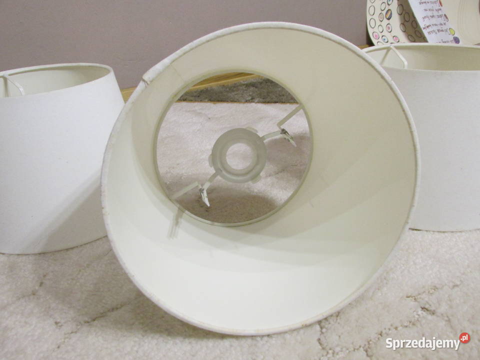 IKEA klasyczny klosz z tkaniny SKOTTORP abażur Abażury i klosze Kraków