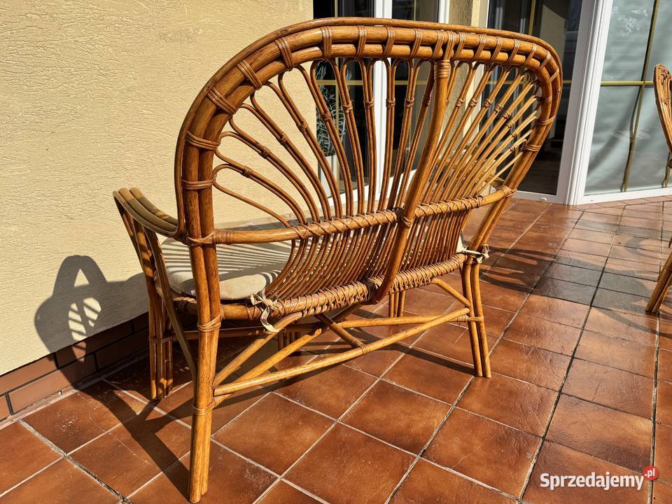 Komplet rattanowy stół krzesło fotel kanapa Garwolin