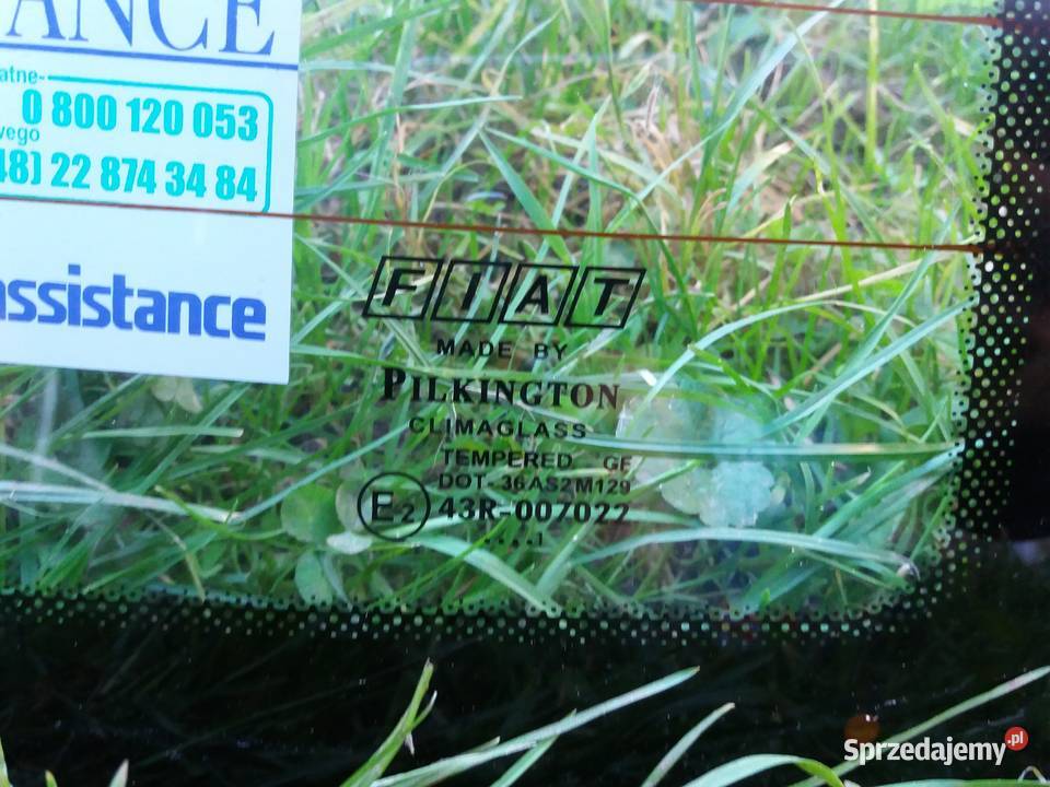 Szyba tyl fiat punto II 3d