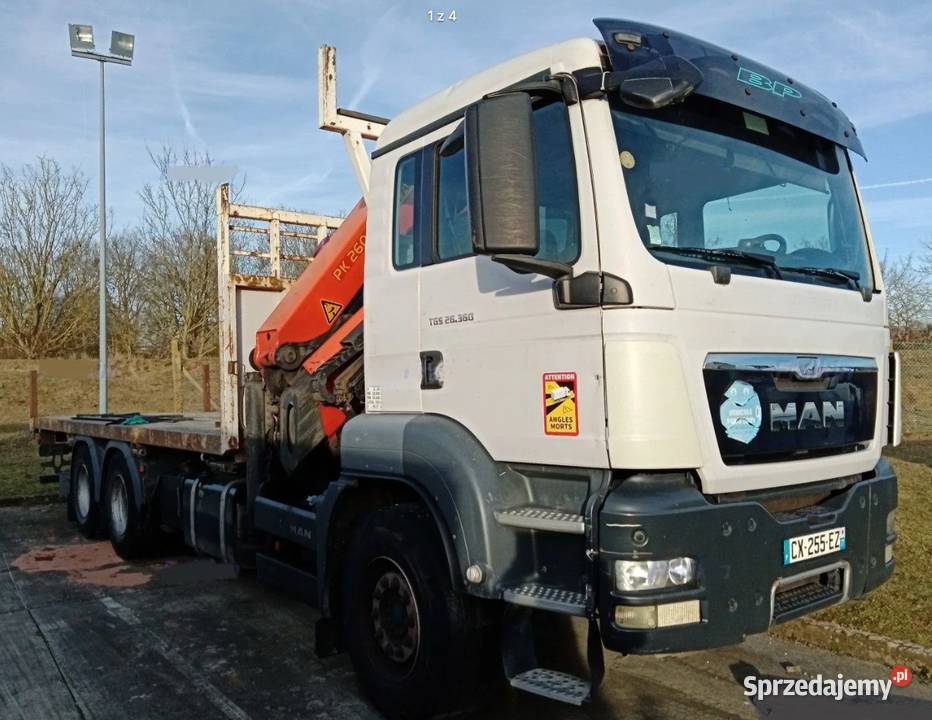 Man TGS platforma HDs Palfinger 26tm 6x4 UDT Trzebnica