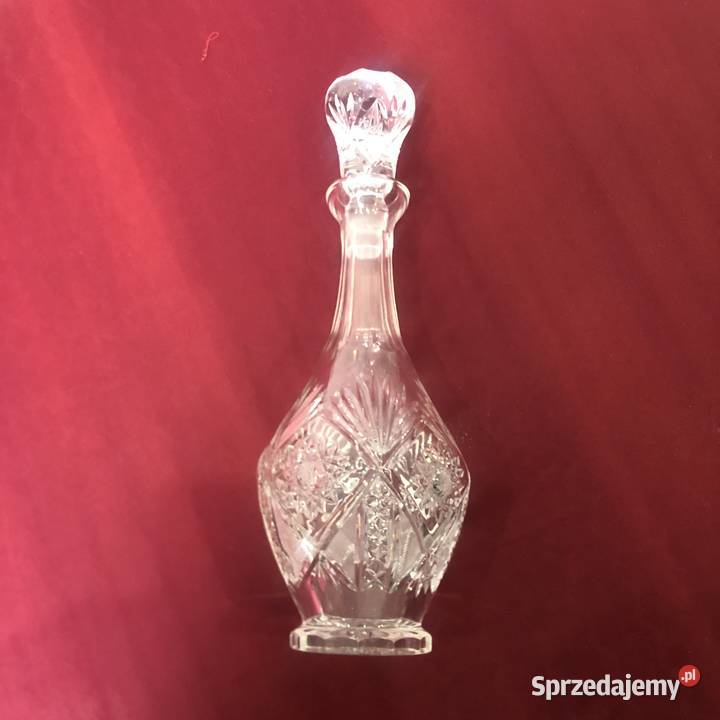 Kryształ karafka 6 kieliszków PRL Vinatage lata Kraków