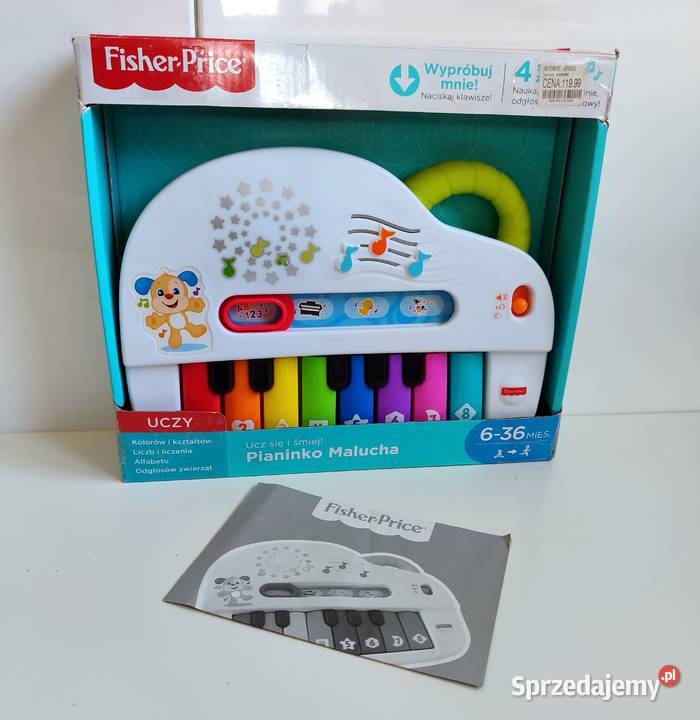 Pianinko Malucha zabawka interaktywna Fisher śląskie Katowice