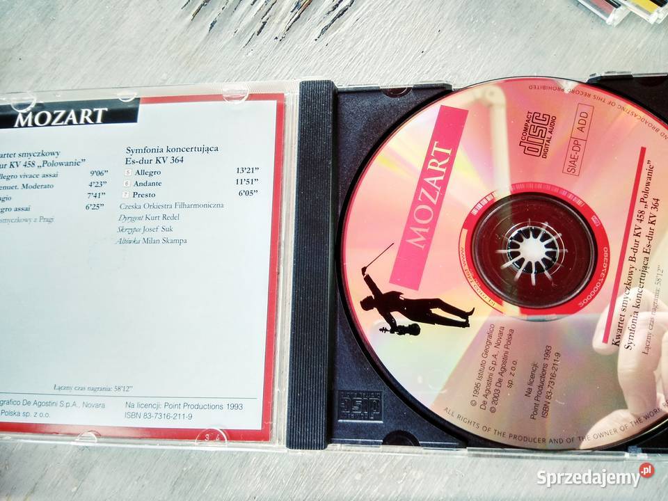 Mozart Kwartet smyczkowy księgarnie muzyczne mazowieckie Warszawa sprzedam