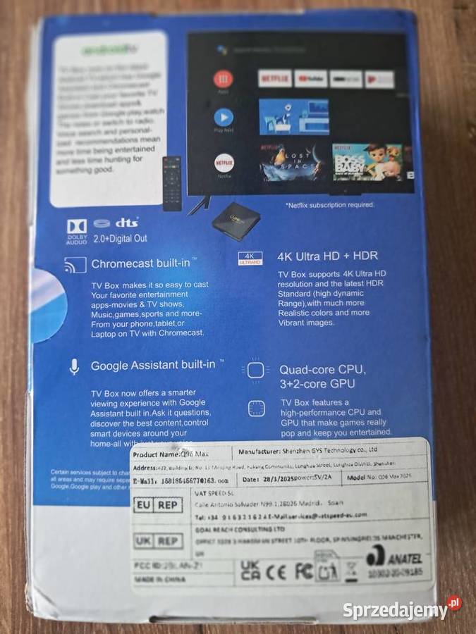 nowy android smart tv G96 4k ultra Sandomierz