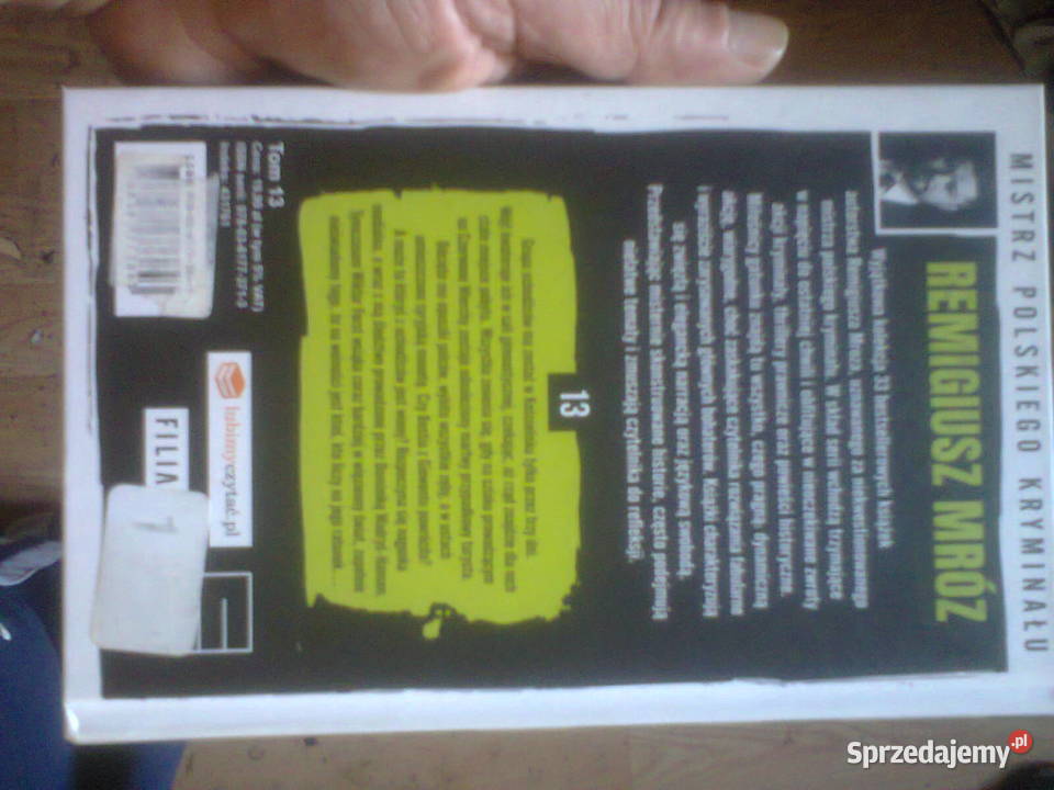 Remigiusz Mróz Trawers Cz1 Warszawa