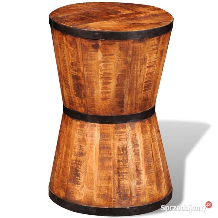 vidaXL Stołek w kształcie klepsydry surowe Warszawa