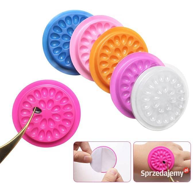 Paleta do kleju do przedłużania rzęs 10 sztuk Płock