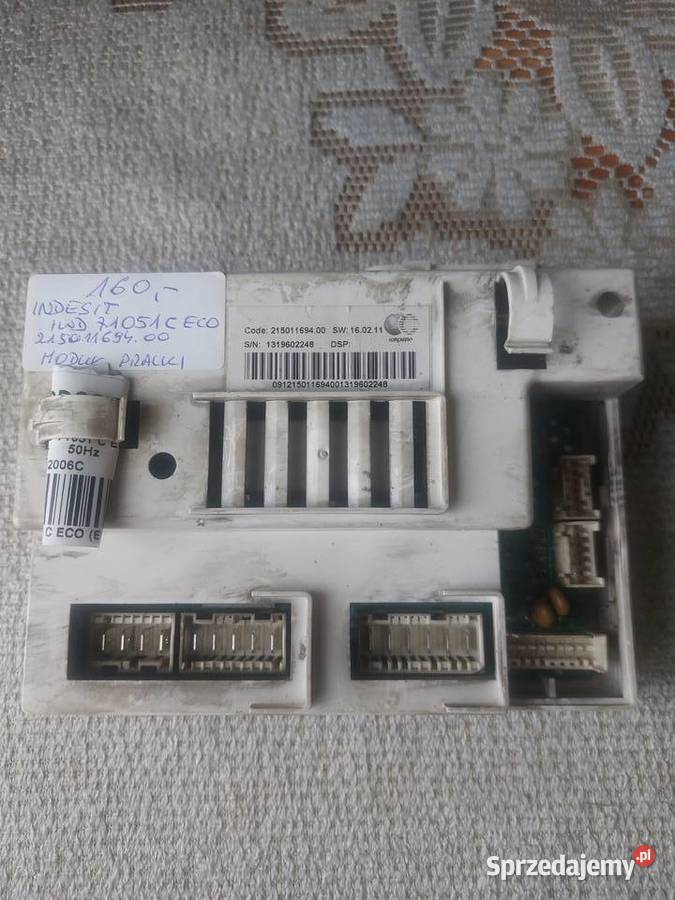 INDESIT IWD 71051 C ECO 21501169400 MODUŁ PRALKI małopolskie Nowy Sącz