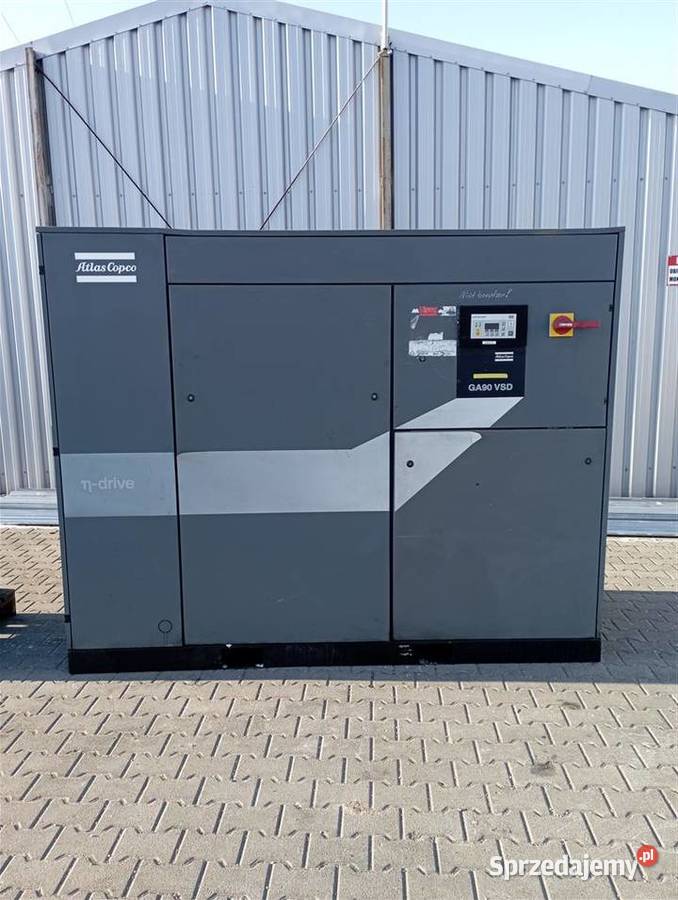 Sprężarka śrubowa kompresor ATLAS COPCO GA90 VSD Wilków