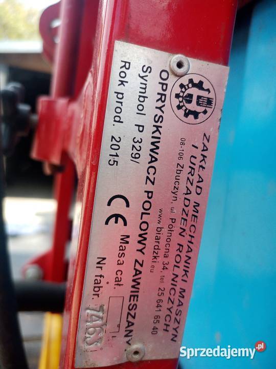 Opryskiwacz biardzki 400l Żelechów