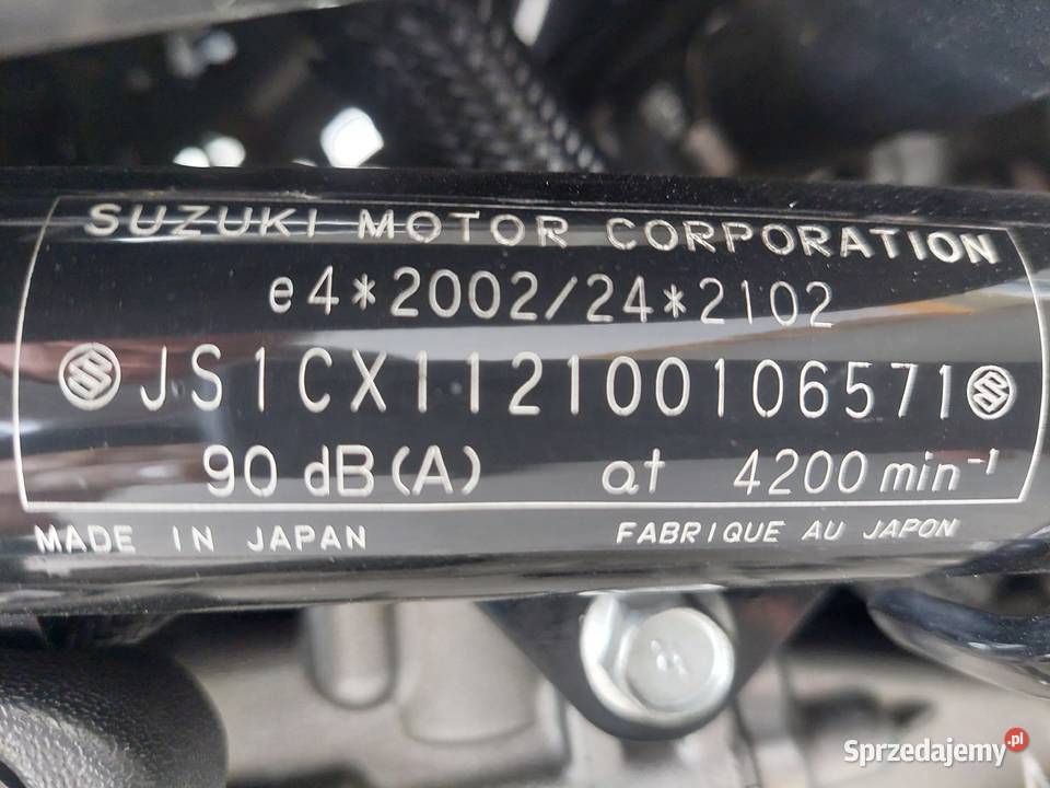 Suzuki Gladius A2 śląskie Jastrzębie-Zdrój