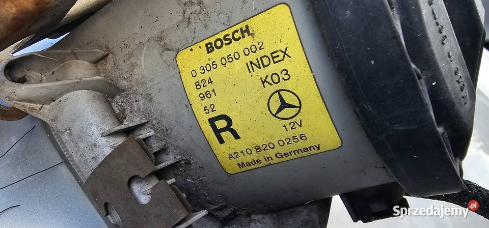 Halogen prawy mercedes w210 A2108200258 Zbąszyń