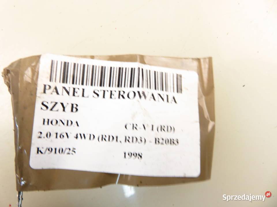 PANEL SZYB HONDA CRV I M17432 osobowe
