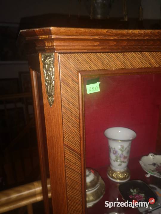 Serwantka witrynka intarsje Gdańsk