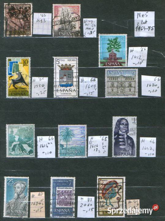 Zn Hiszpania Mi 952 kas 1948 Filatelistyka