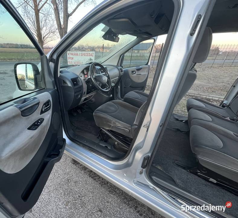 Fiat Scudo Long 9 osób 2x Klima 2x drzwi suwane ESP Scudo Poddębice