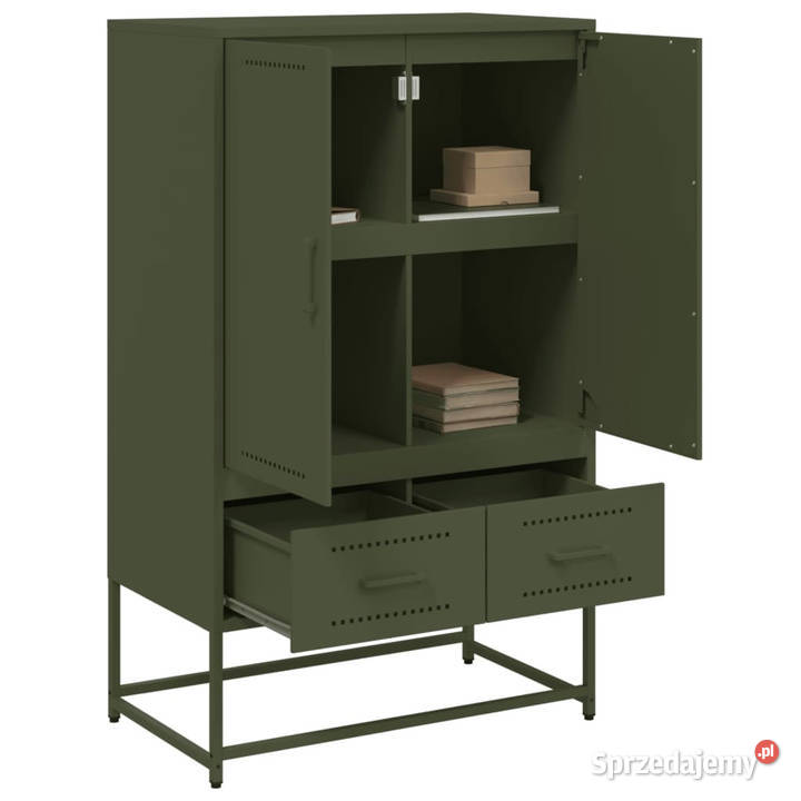 Szafka oliwkowa 68x39x1115 stalowa WM846612 Warszawa