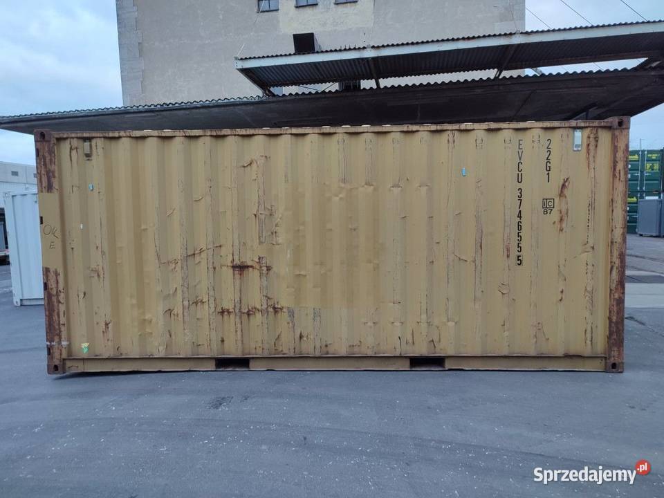 Kontener morski magazynowy 20DV 6 metrowy sprzedam