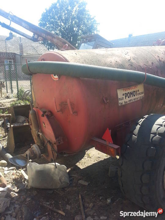 Beczkowóz POMOT CHOJNA 4000L Uszkodzony zbiornik kujawsko-pomorskie Radziejów