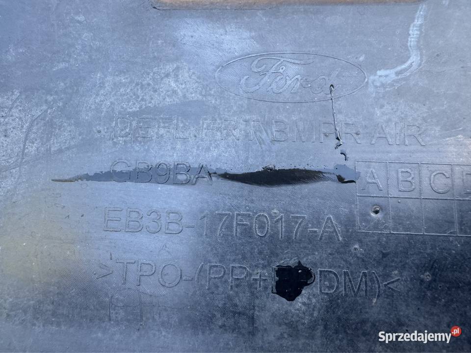 Spoiler hokej zderzaka przód ford ranger III 3 Międzychód