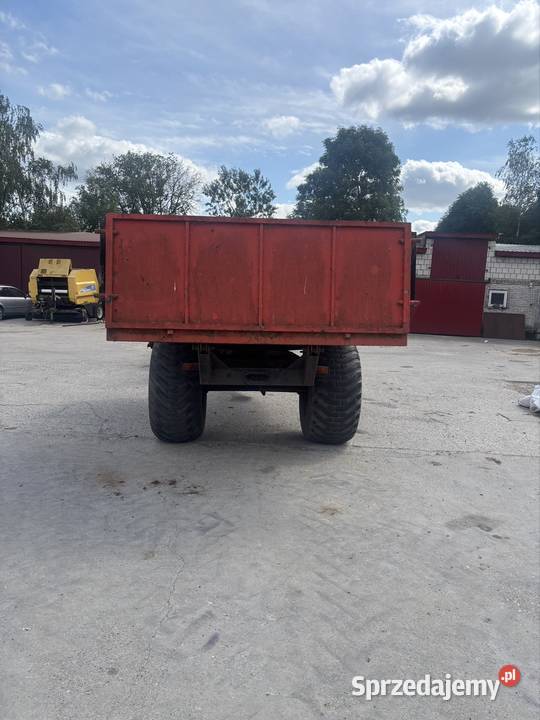 Przyczepa skorupowa 8 ton
