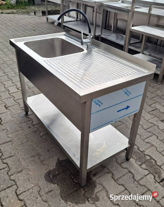 Zlew 1 Komorowy z Półką 1206085 M1839 N Gastronomia Nowe Skalmierzyce