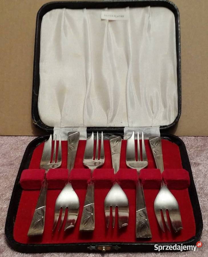 Stare angielskie widelczyki Sheffield1925r Kraków