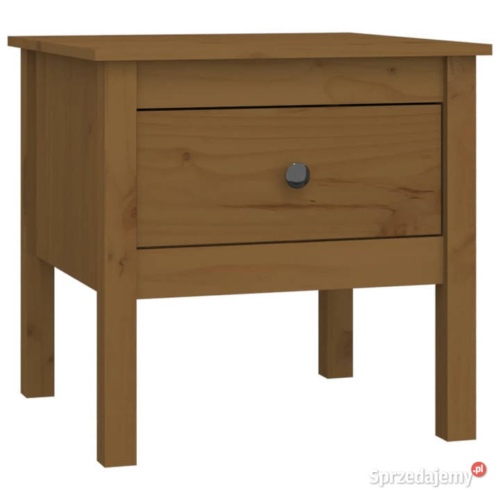 Stoliki boczne 2 miodowy brąz 50x50x49 drewno Warszawa