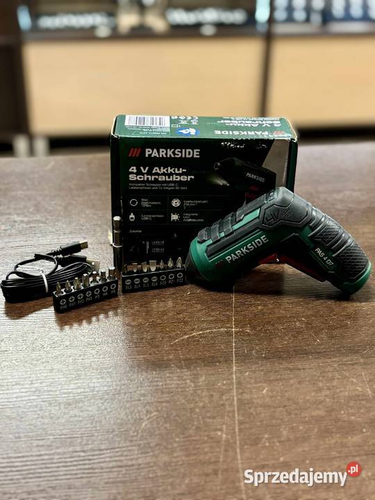 Wkrętarka Parkside zasilanie akumulatorowe 4 V Wiertarki i wkrętarki warmińsko-mazurskie Elbląg
